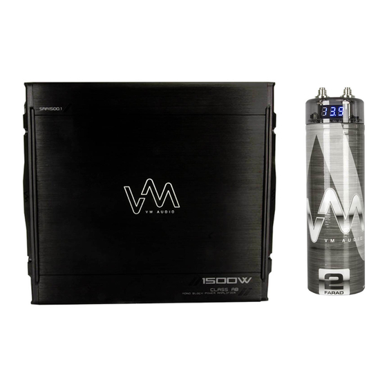VM Audio SRA1500.1 Install Manual