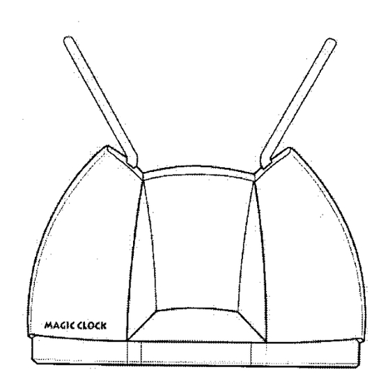 Zeon magic clock SM2222 User Manual