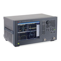 Keysight Technologies E5063A Manual