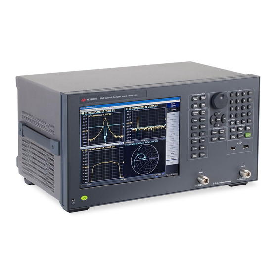 Keysight Technologies E5063A Manual