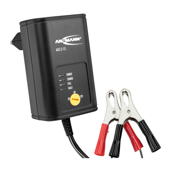 ANSMANN ALCS 2-12/0.4 Instruction Manual