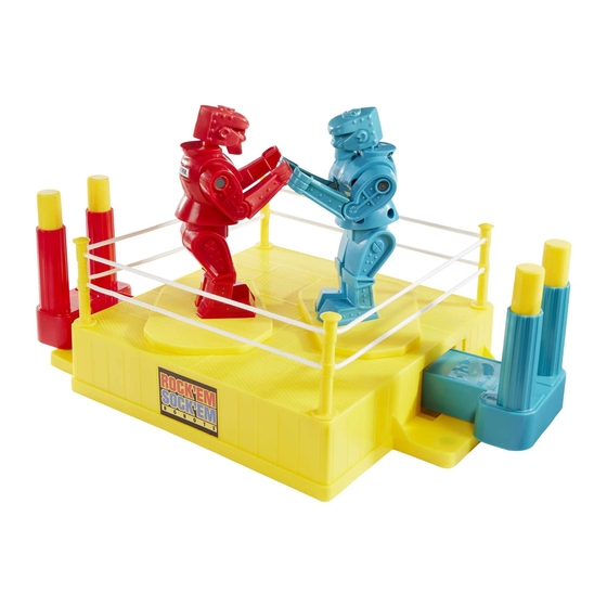 Mattel ROCK'EM SOCK'EM ROBOTS Quick Start Manual