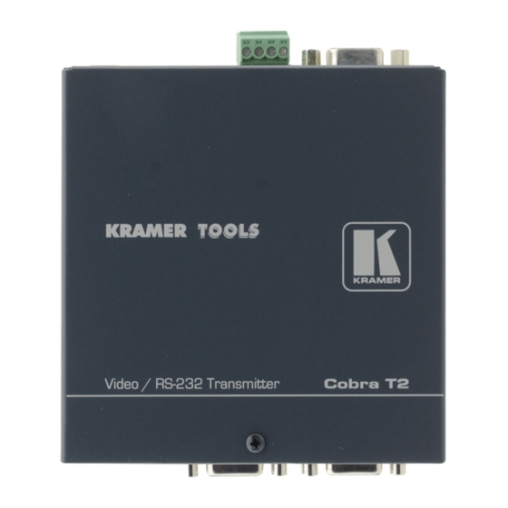 Kramer Cobra T2 User Manual