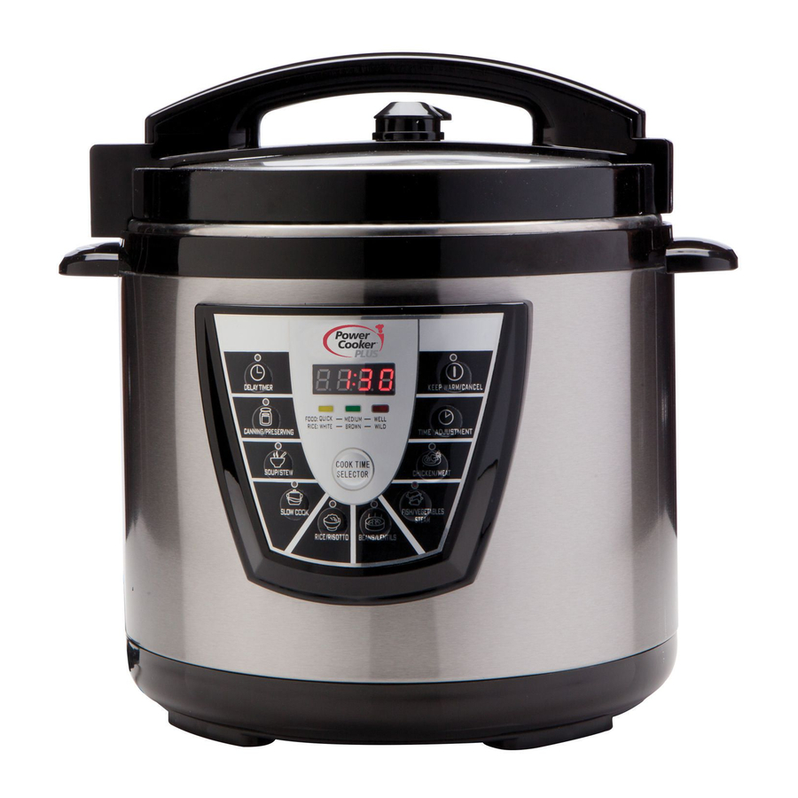 Power Cooker Plus 8Qt PPC780P Manual