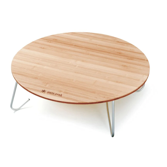 Snow Peak Single Action Round Table M Instruction Manual