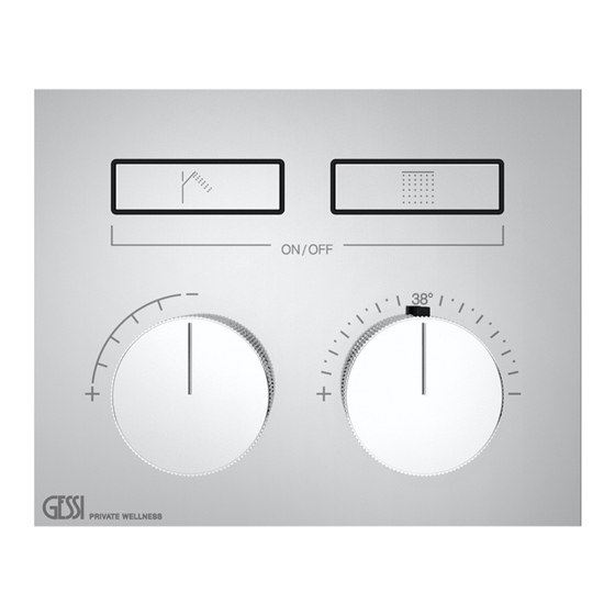 Gessi HI-FI 63002 Manual