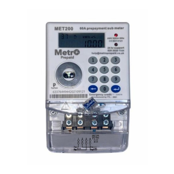 Metro DataVac MET200 User Manual