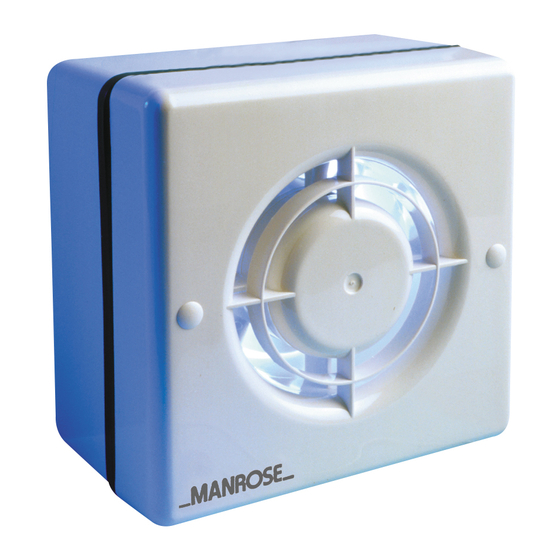 Manrose WF100P Installation Instructions