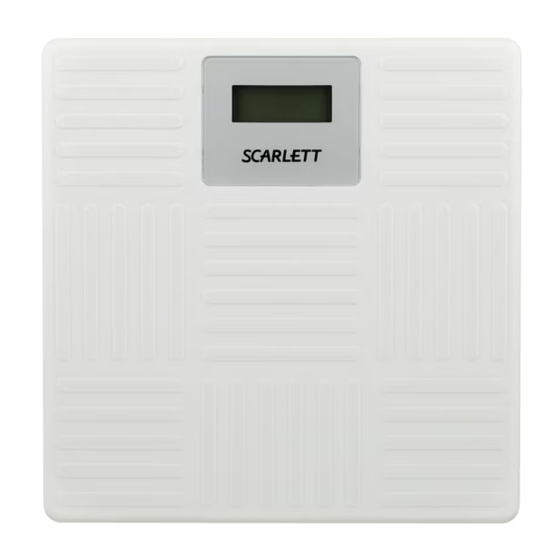 Scarlett SC-215 Instruction Manual