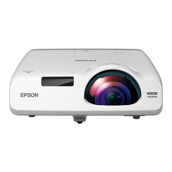 Epson PowerLite 520 Quick Setup