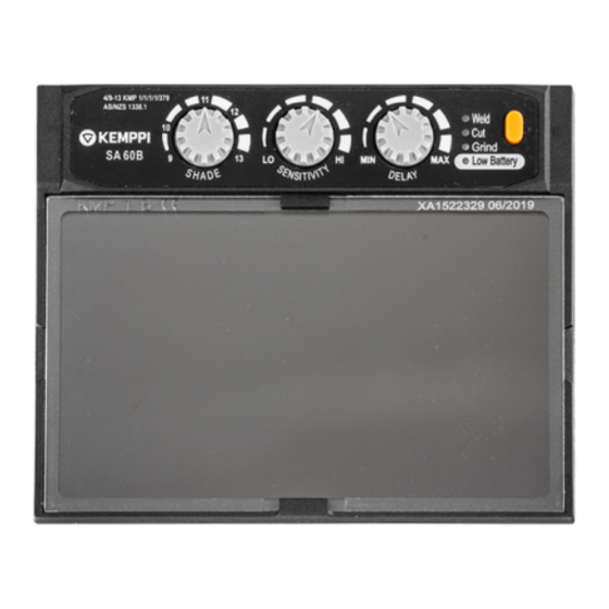 Kemppi SA 35 Quick Start Manual