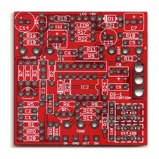 Aion Electronics Comet Distortion Manual