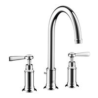 Hans Grohe AXOR Montreux 16514820 Instructions For Use/Assembly Instructions