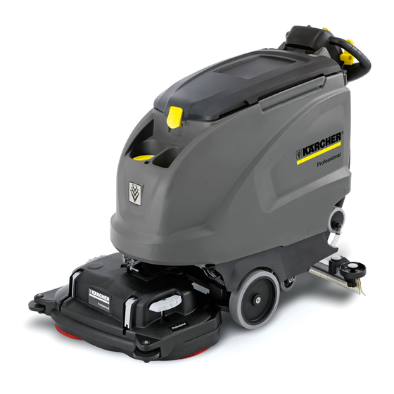 Kärcher B 60 W Ep Manuals