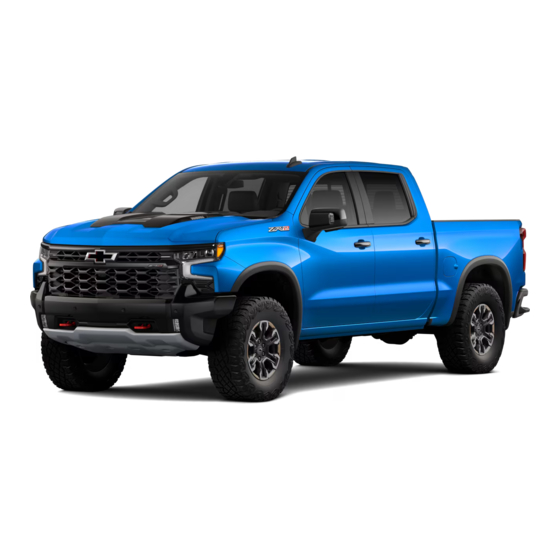 Chevrolet Silverado 1500 2025 Manual