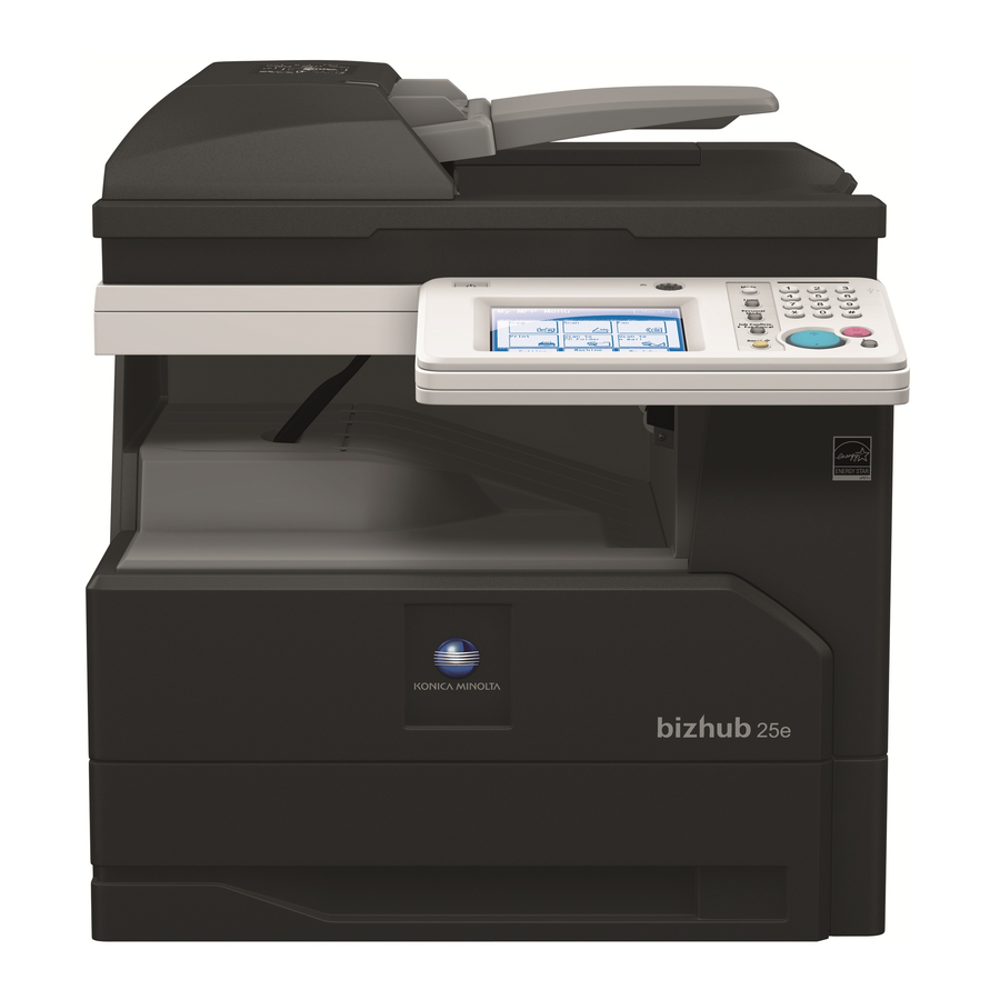 Konica Minolta bizhub 25e User Manual