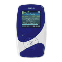 RCA M4001 - 1 GB Digital Player User Manual