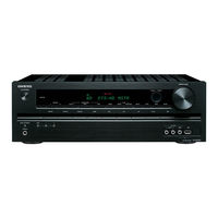 Onkyo TX-SR309 Instruction Manual