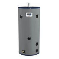 Bock Water heaters 119ST Instruction Manual