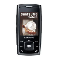 Samsung SGH-E900 User Manual