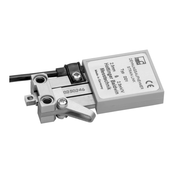 HBM DD1 Series Mounting Instructions