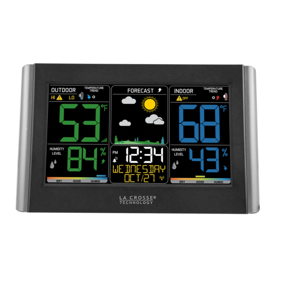 La Crosse Technology C85845v4 Quick Start Manual