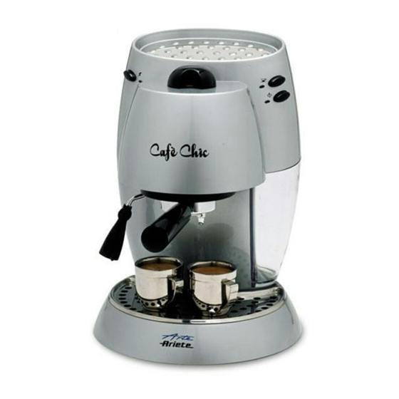 ARIETE Cafe Chic Espresso Machine Manuals