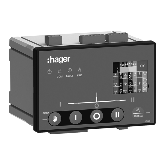 hager HZI815 Quick Start Manual