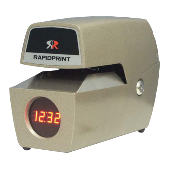 A to Z Rubber Stamps RAPIDPRINT A Series Manual
