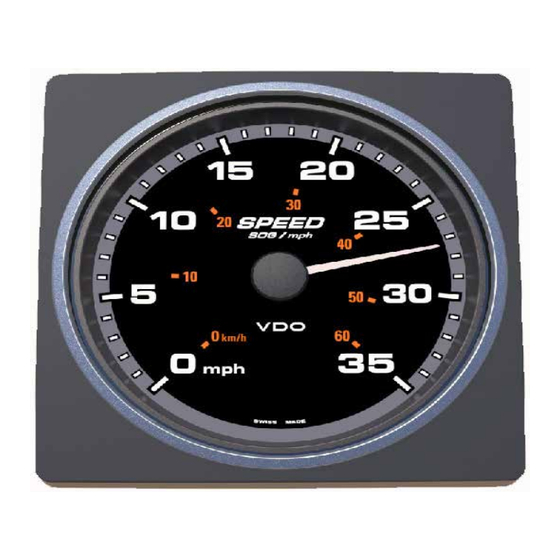 VDO AcquaLink Installation Instructions Manual