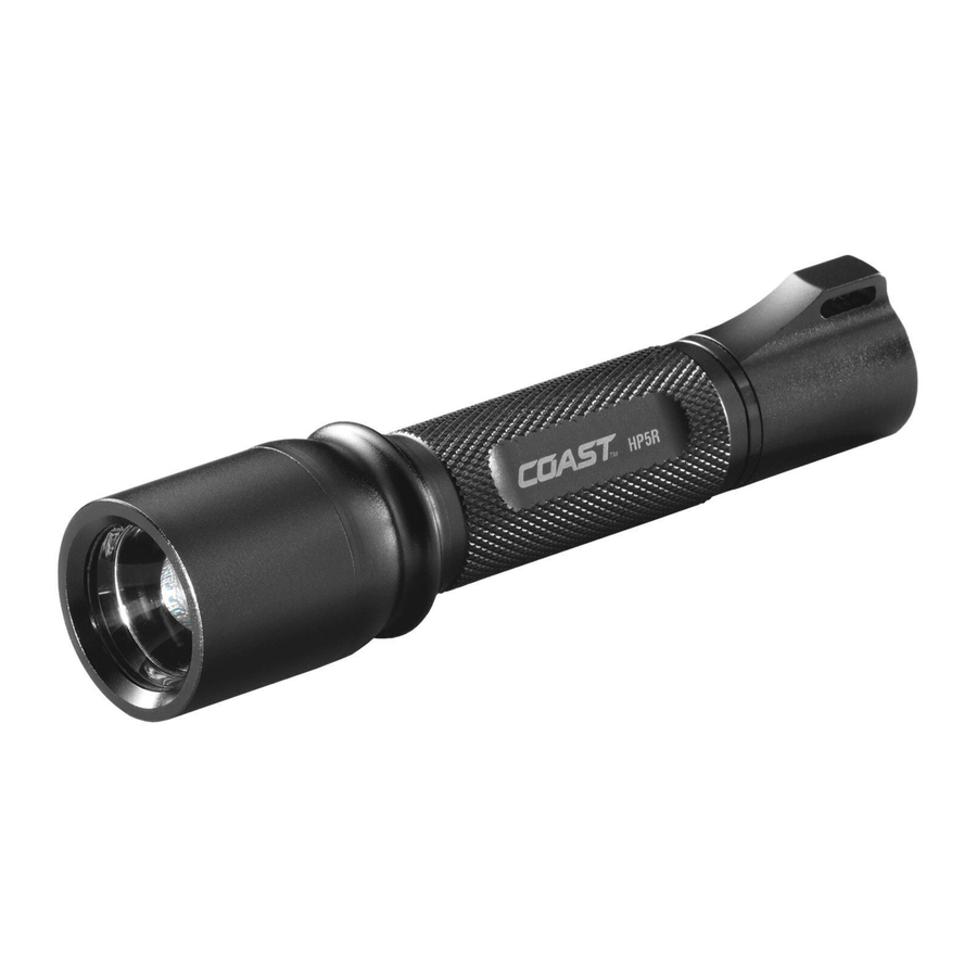 Coast HP5R - Flashlight Manual