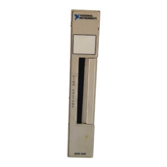 National Instruments SCXI-1331 Manuals