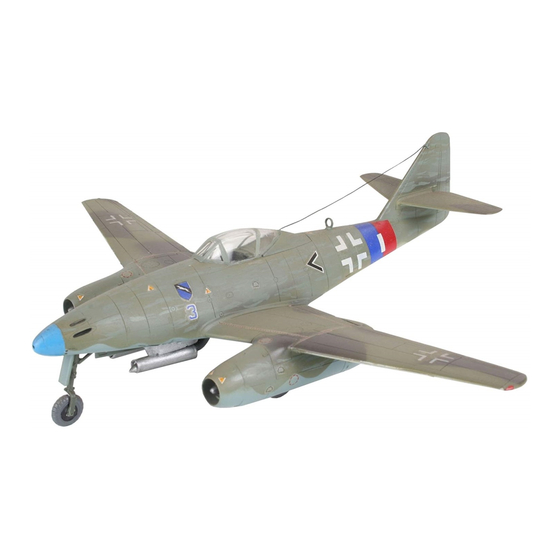 REVELL Messerschmitt Me 262 A-1A Assembly Manual