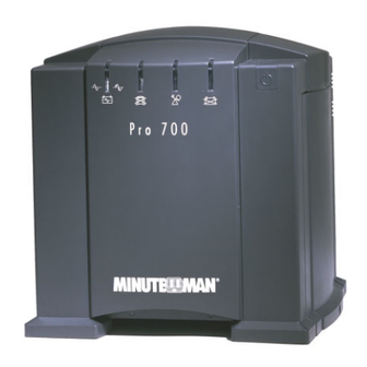 Minuteman Pro Series Owner's Manual