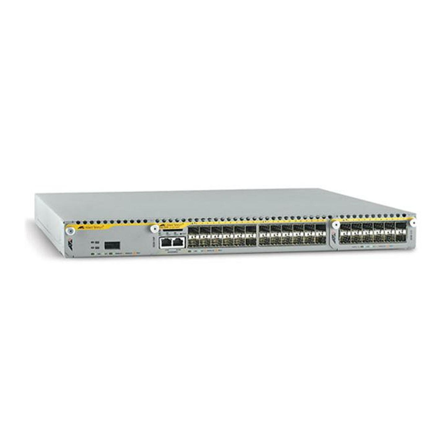 User Manuals: Allied Telesis x900 Series Switch