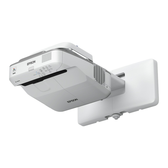 Epson BrightLink 695Wi Getting Started