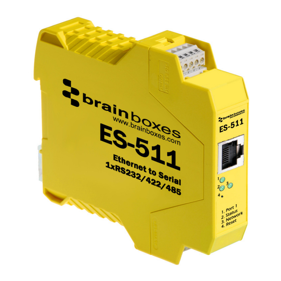 Brainboxes ES Series Product Manual