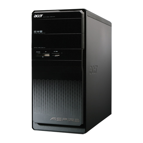 Acer ASPIRE M3802(G) Manuals