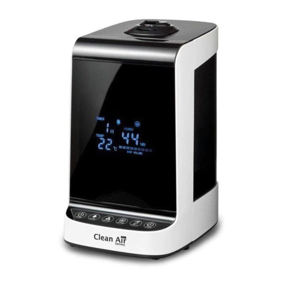 Clean Air Optima CA-605 Instruction Manual