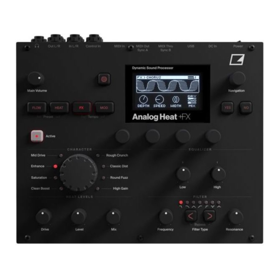 Elektron Analog Heat +FX Quick Manual