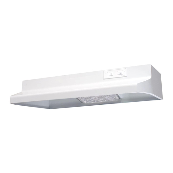 Air King Range Hood AD series Specifications