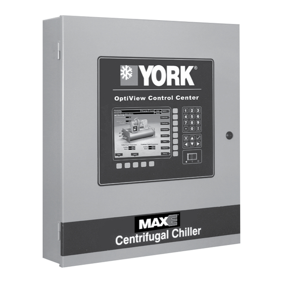 Johnson Controls YORK OPTIVIEW YK Series Service Instructions Manual