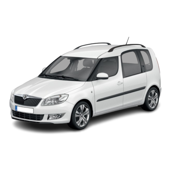 Skoda Roomster Owner's Manual