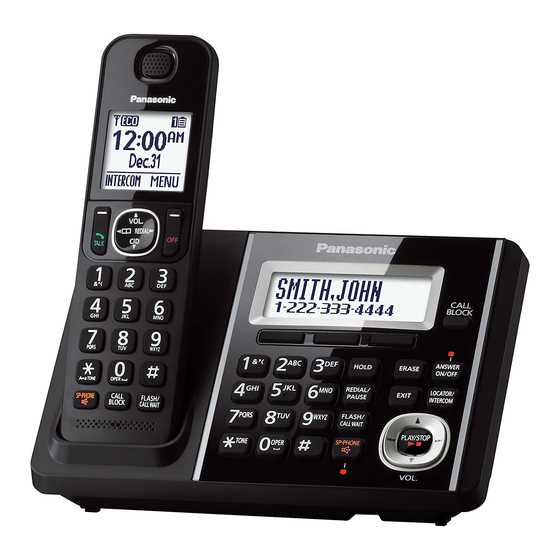Panasonic KX-TGF343 Operating Instructions Manual