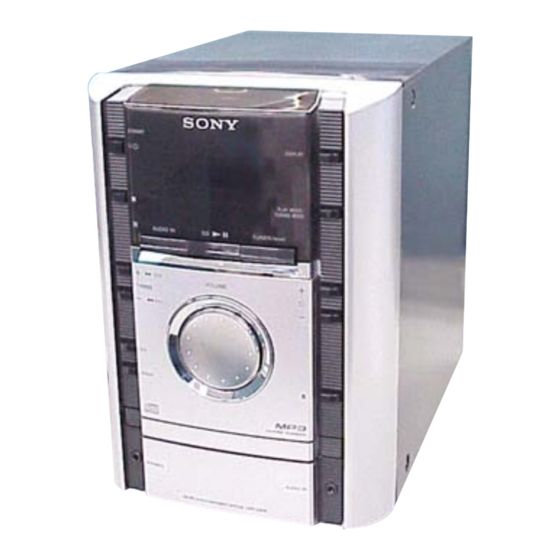 Sony HCD-GS10 Service Manual