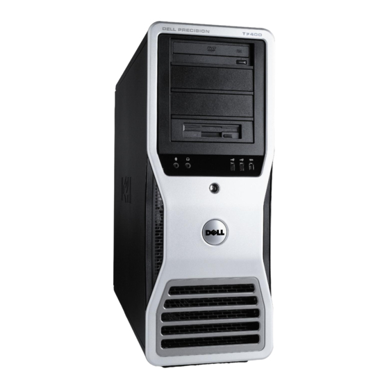 Dell t7400 Quick Reference Manual