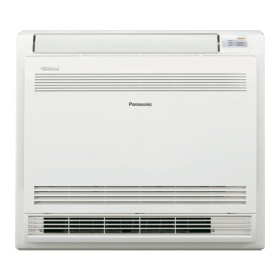 Panasonic CS-E9GFEW Operating Instructions Manual