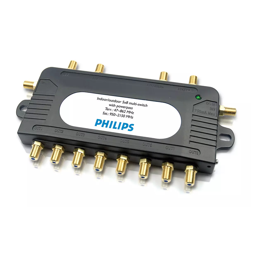 Philips SDW5058/17 Specifications