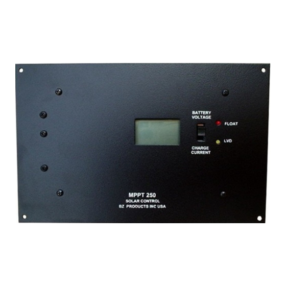 BZ PRODUCTS MPPT250 Installation Manual