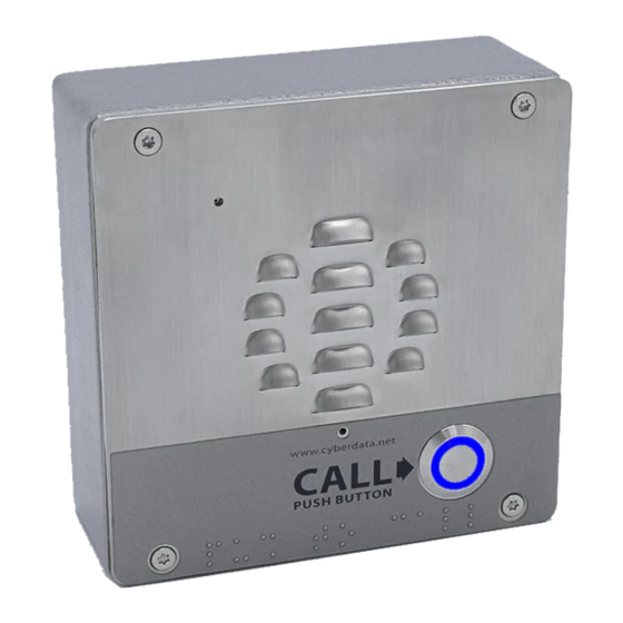 CyberData VoIP Intercom Installation Quick Reference